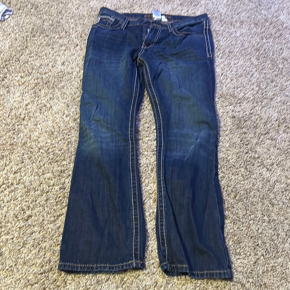 Dark blue jeans, brand new condition,